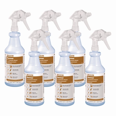 Maxim Cleaners & Detergents, Bottle, Fresh, 6 PK 071200-86